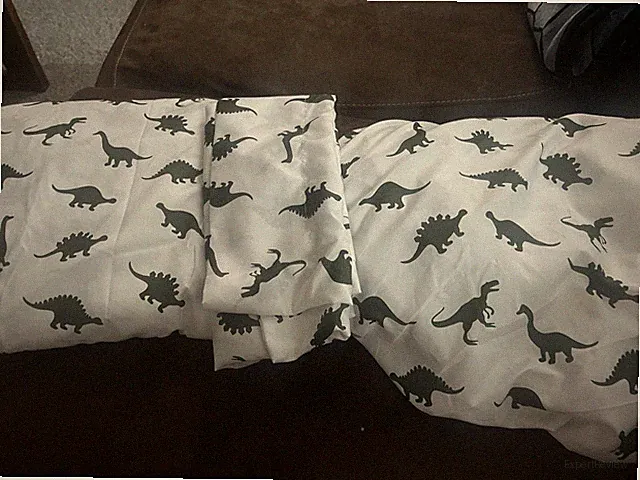 3 Piece Twin Size Dinosaur Sheets Set for Boys Girls Polyester Bed Sheets Set