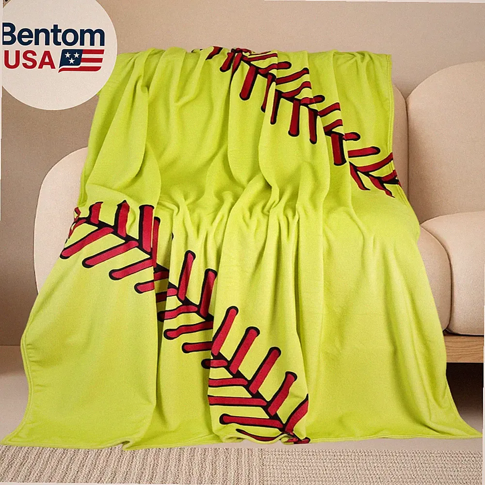 Blanket Throw for Boys Adults, Softball Gifts for Boys 6 7 8 9 10 11 12 Years Ol
