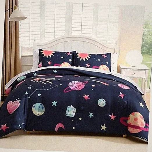 Comforter Sets Space Bedding Set for Girls Boys Teen, All Twin XL Planet