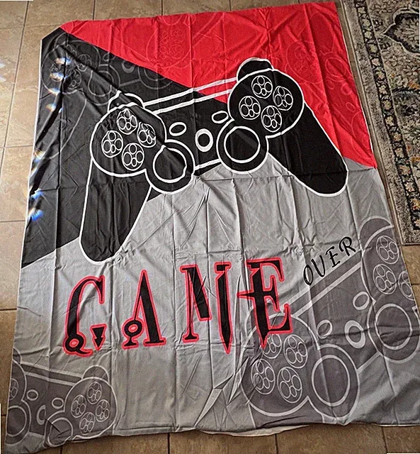 Gaming Bedding Set Twin Duvet Cover And Pillow Case For Boys Girls Kids Teens