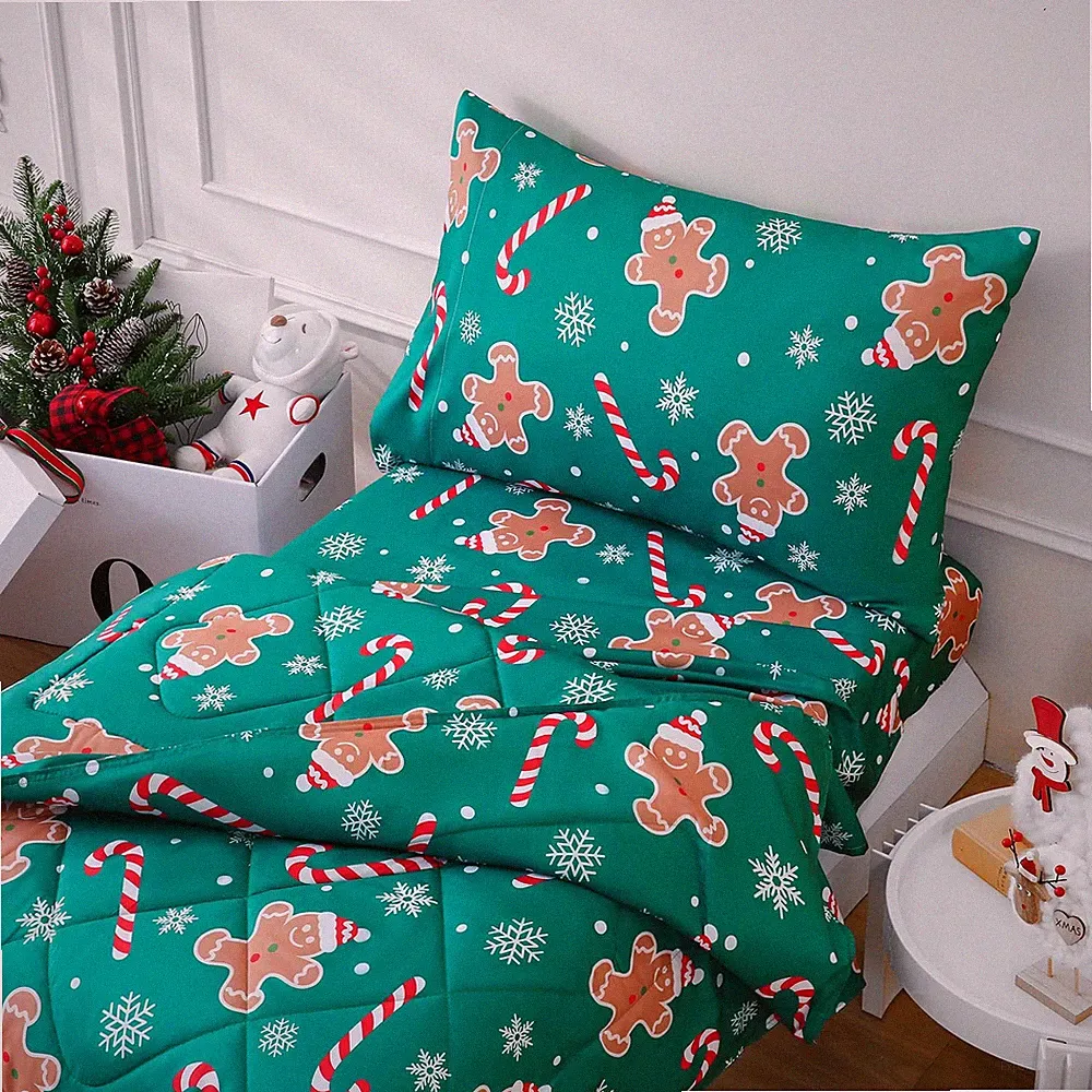 LONAVA Toddler Kids Comforter Set - 4 Pieces Toddler Bedding Sets for Boys Gi...