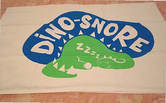 New Boys Dinosaur Standard Pillow Case Sham CUTE Dino-Snore For Your Little Man