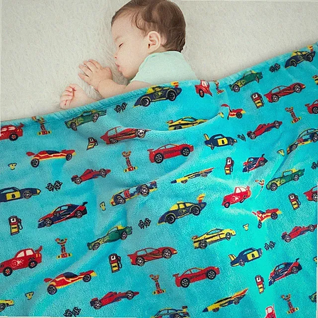 Toddler Blanket for Boys and Girls Plush and Thick Car Blanket Birthday Gifts...