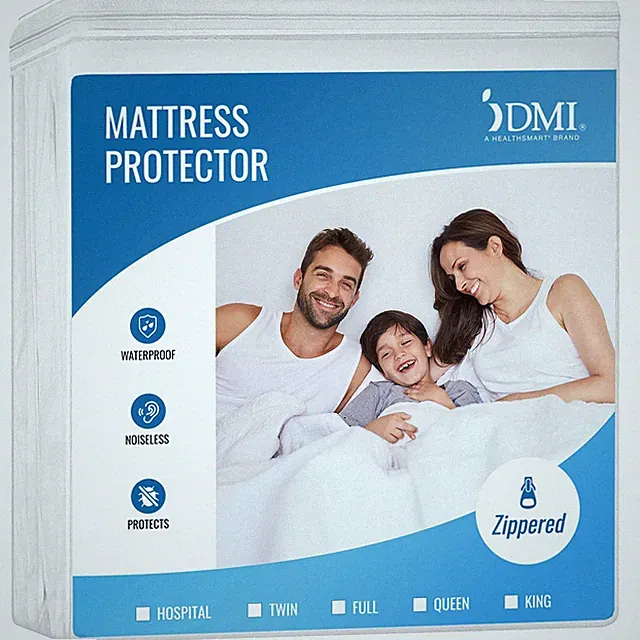 Waterproof Mattress Cover Zipper Closure Protector for Kids Pets and Allergies