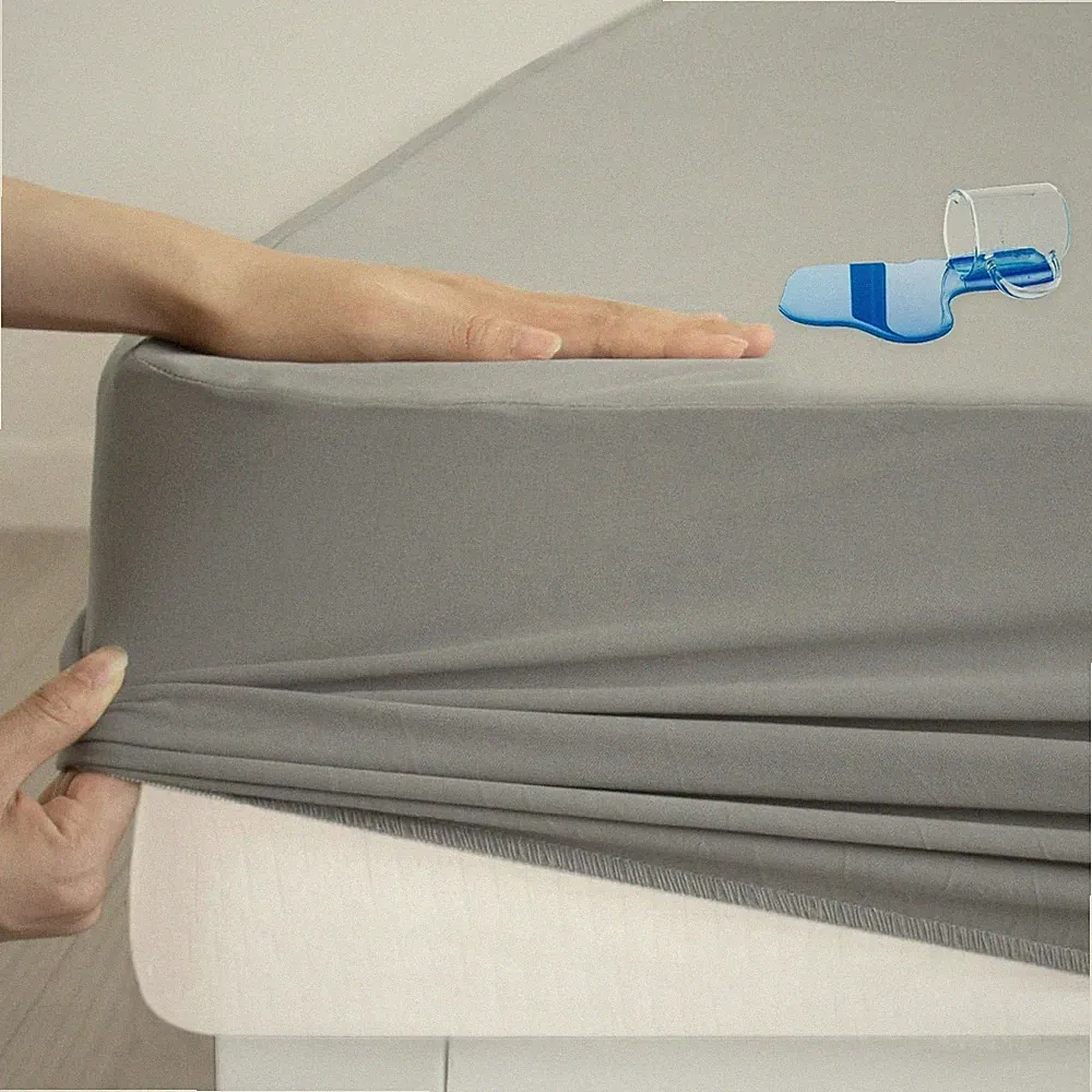 Waterproof Twin Mattress Protector Soft&Breathable Fitted Sheet for Kids Bed 14"